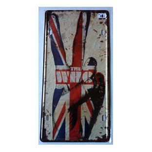 Plaque Métal Immatriculation Vintage - The Who (15x30cm)