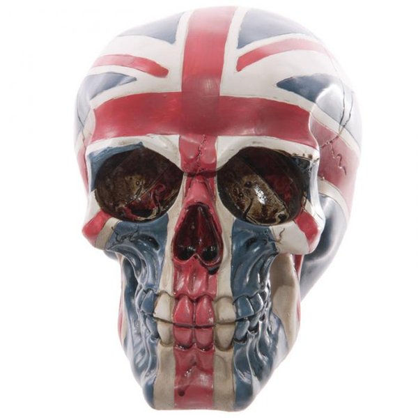 Crâne macabre - Drapeau Grande-Bretagne